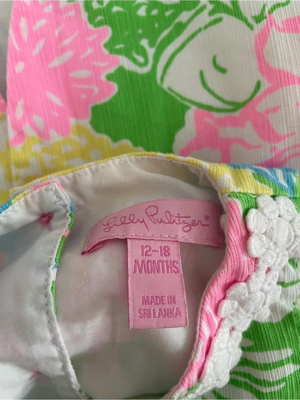 Lily Pulitzer Dress and Bloomer Set Size 12-18 Months
